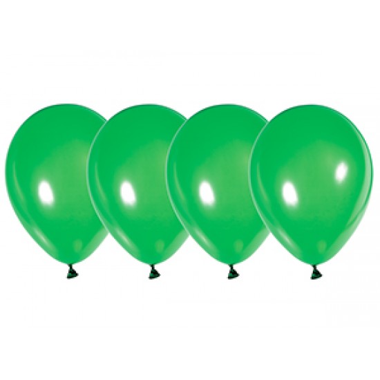 Воздушные шары без рисунка, Воздушный шар латексный 10", металлик, 50 шт/упак. Зеленый,  (50 шт.), 2.80 р. за 1 шт.